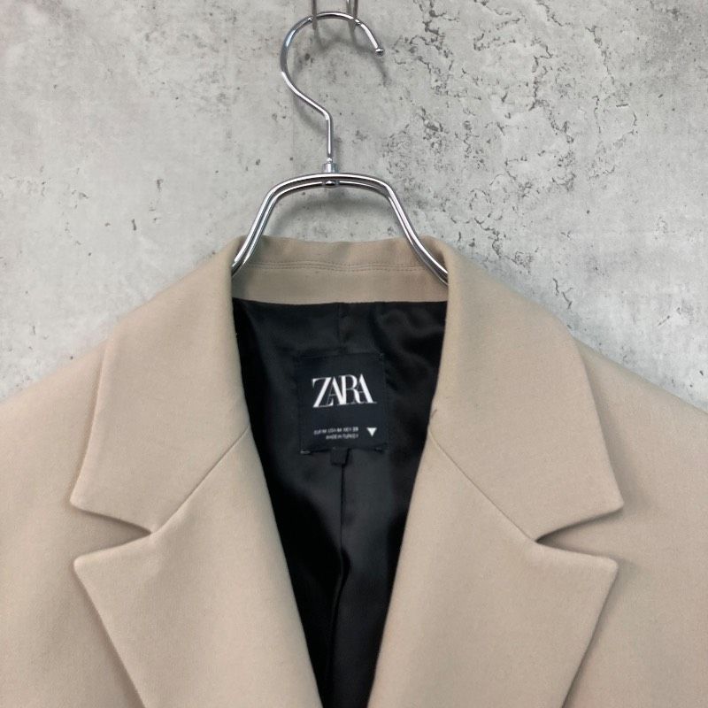美品 ZARA ザラ クロップド丈 テーラードジャケット ショート丈 