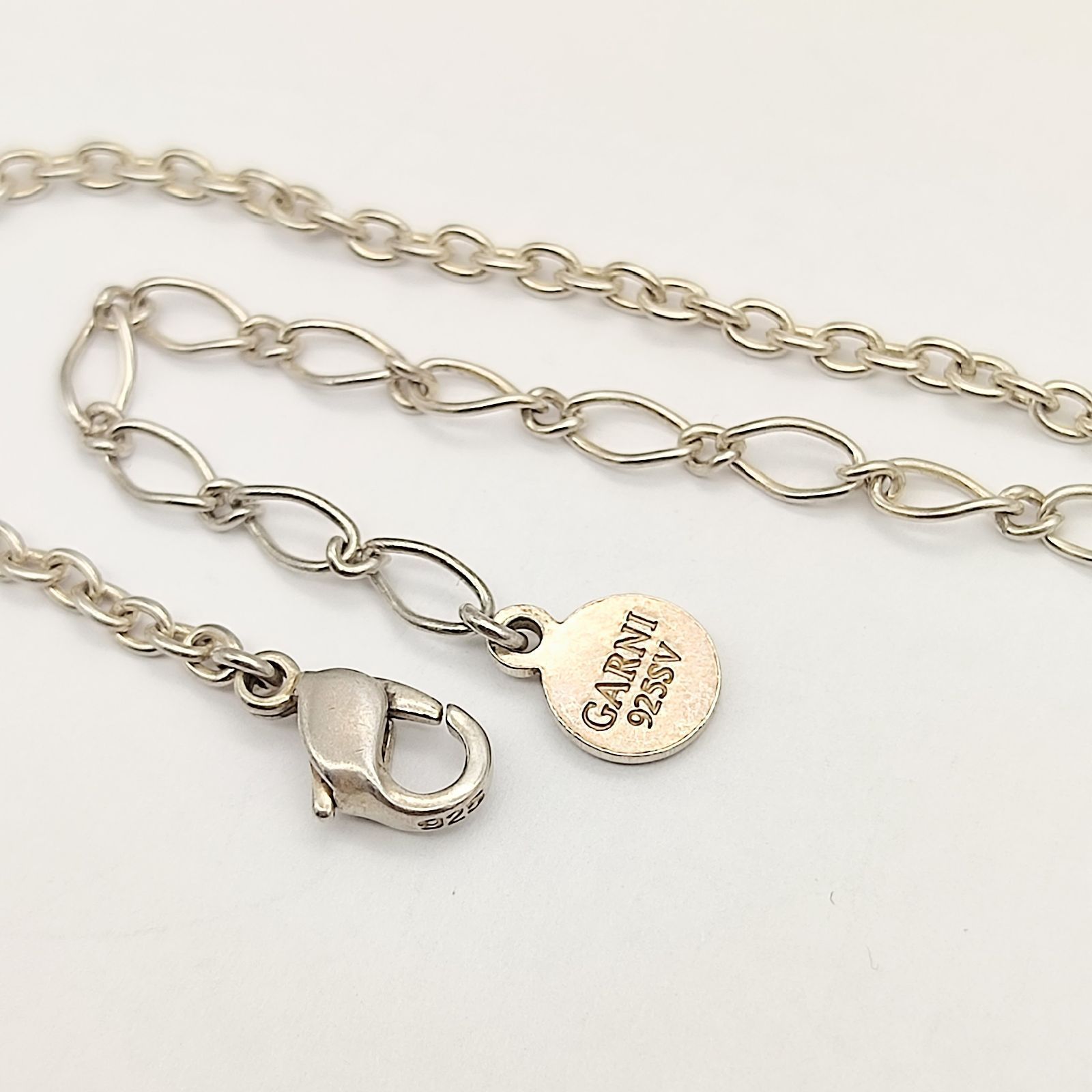 美品】GARNI ガルニ Vine Pattern G Pendant バインパターン Gロゴ 