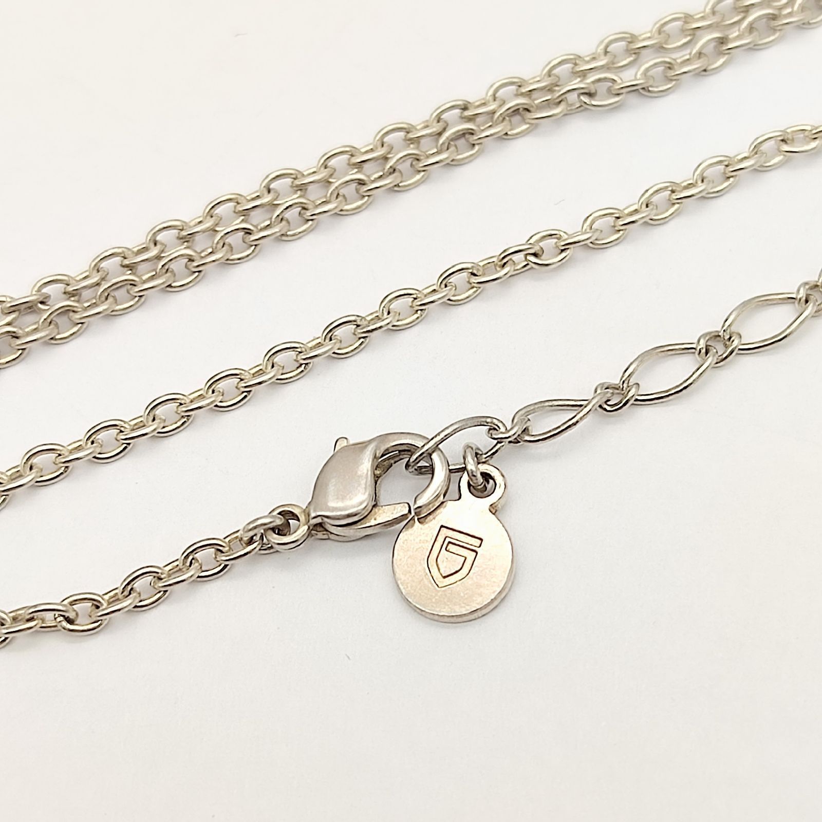 美品】GARNI ガルニ Vine Pattern G Pendant バインパターン Gロゴ 