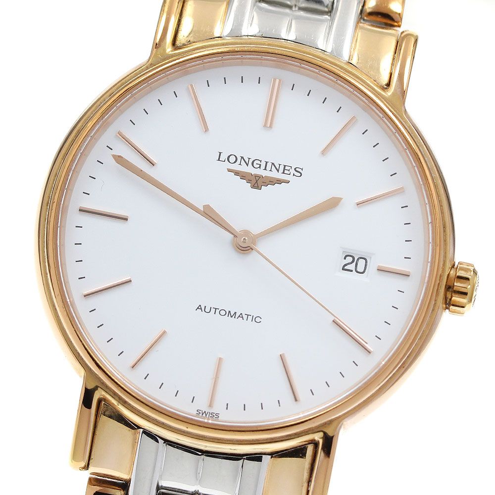 ロンジン LONGINES L4.921.1 プレザンス デイト 自動巻き メンズ _942622