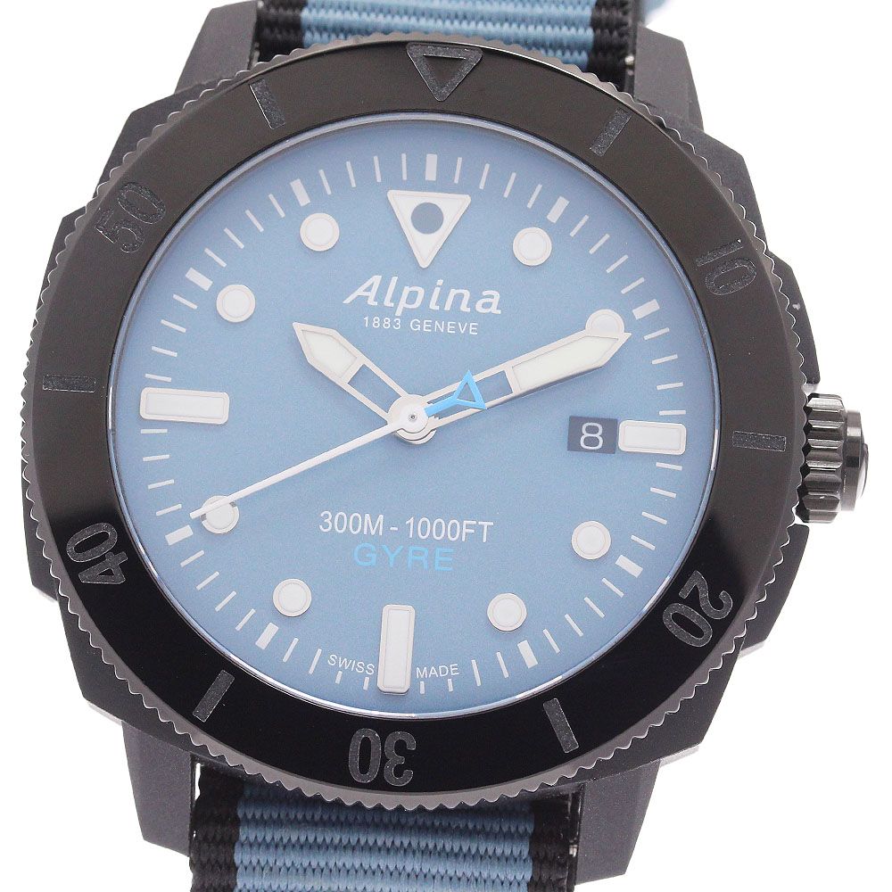 アルピナ Alpina AL-525LNB4VG6BLK シーストロング ダイバー 自動巻き メンズ 保証書付き_942547