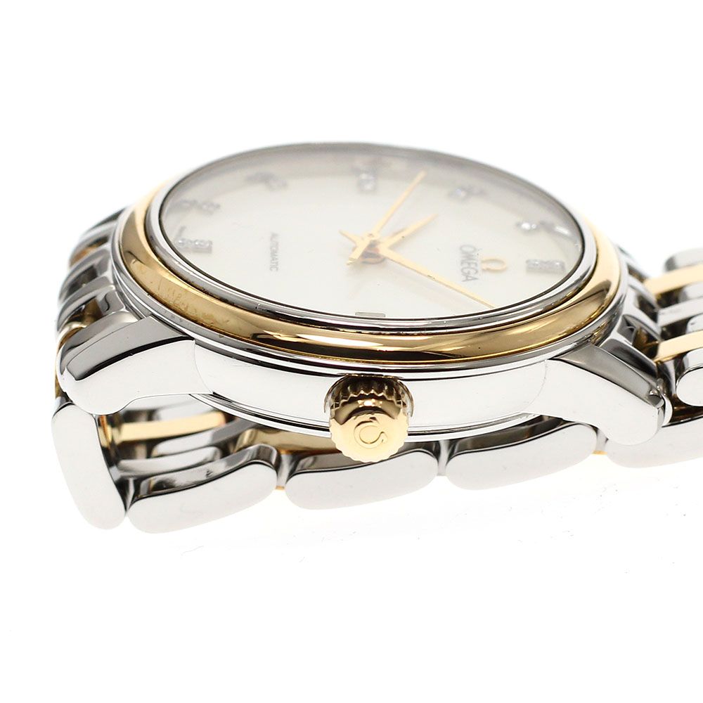 オメガ OMEGA デビル プレステージ YGベゼル 15Pダイヤ 自動巻き