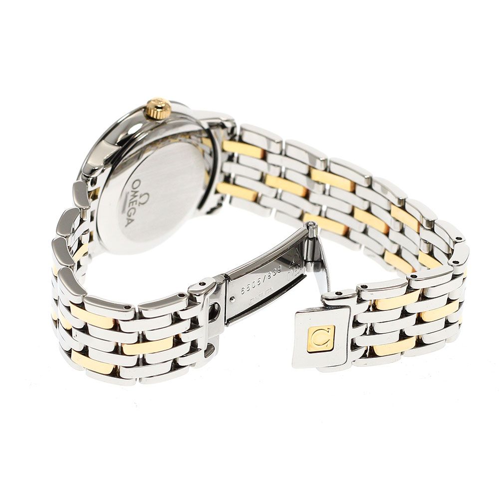 オメガ OMEGA デビル プレステージ YGベゼル 15Pダイヤ 自動巻き