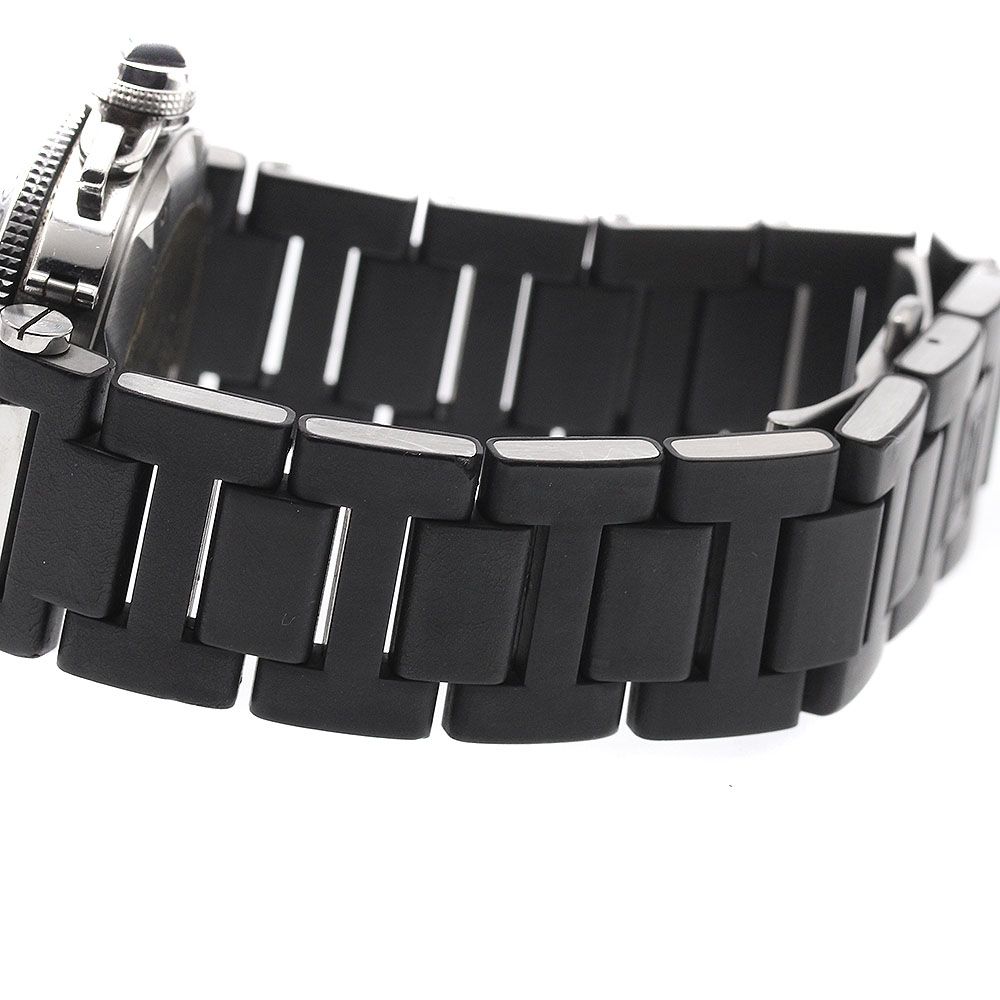  訳あり カルティエ CARTIER W31077U2 パシャ シータイマー デイト 自動巻き メンズ _930087 ビジネスカジュアル 自動巻き時計 腕時計(アナログ)