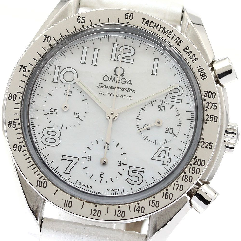 オメガ OMEGA 3834.70.36 スピードマスター クロノグラフ 自動巻き ボーイズ 保証書付き_939002