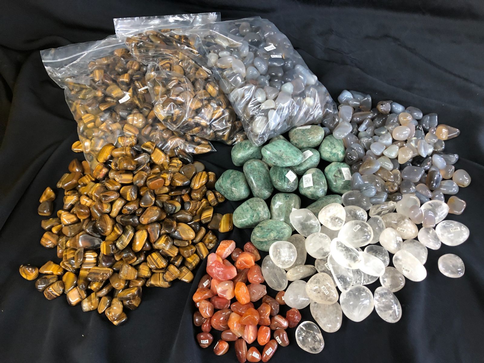 天然石タンブル原石BOX|ブラジル産 南アフリカ産