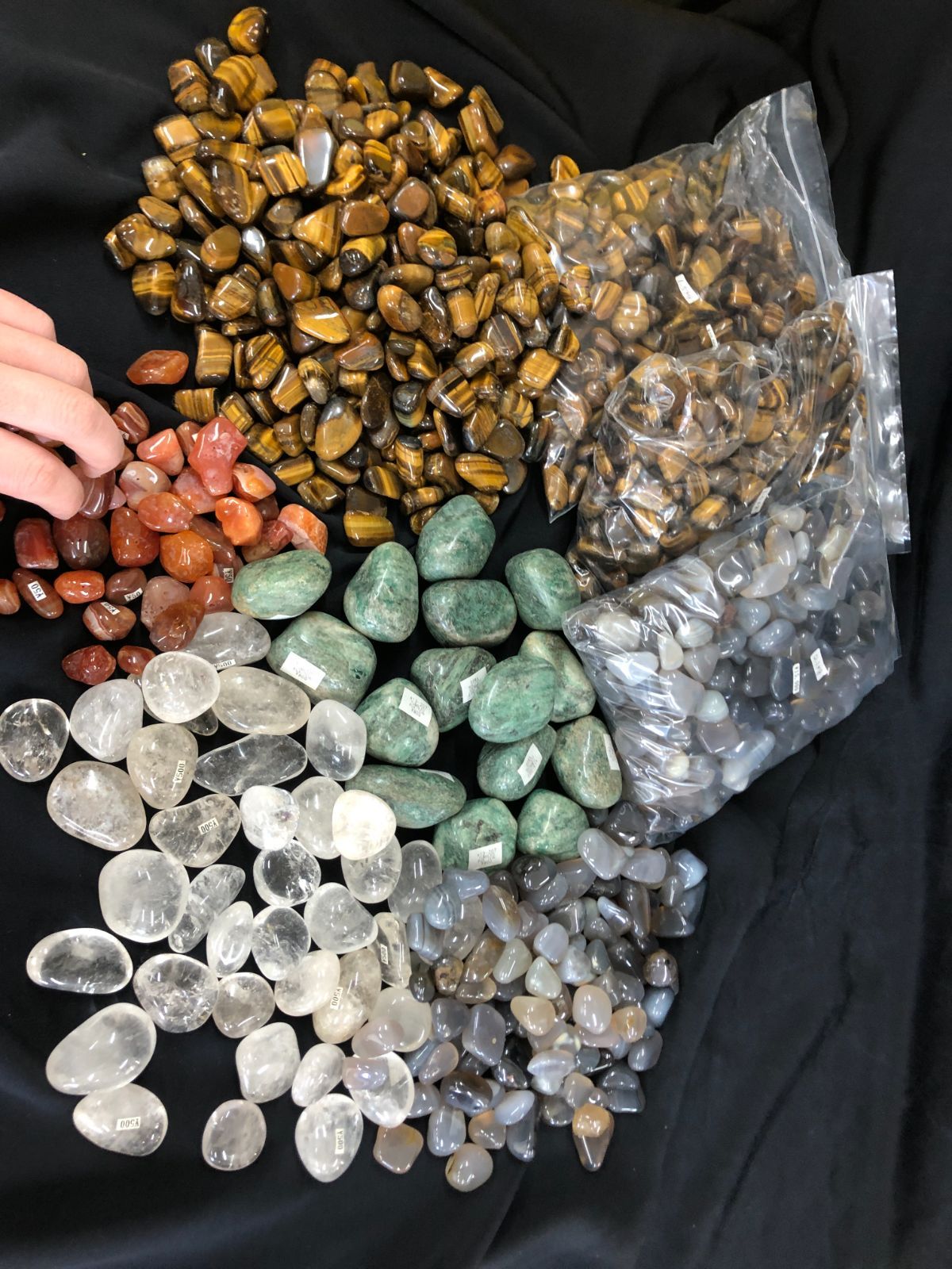 天然石タンブル原石BOX|ブラジル産 南アフリカ産