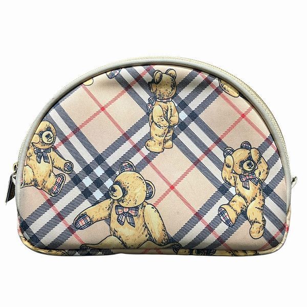 バーバリー　BURBERRY　ノバチェック　ベア　コスメポーチ　バッグ　ポーチ　レディース