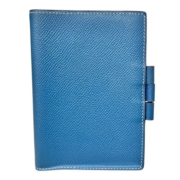 エルメス　Hermes　アジェンダGM　ブルージーン　ブランド小物　手帳カバー　レディース