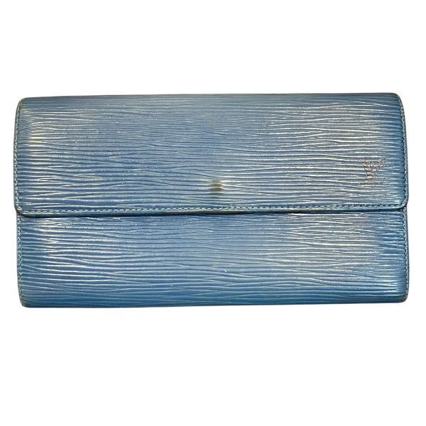 ルイヴィトン 二つ折り長財布 エピ ポルトモネ クレディ LOUIS VUITTON 