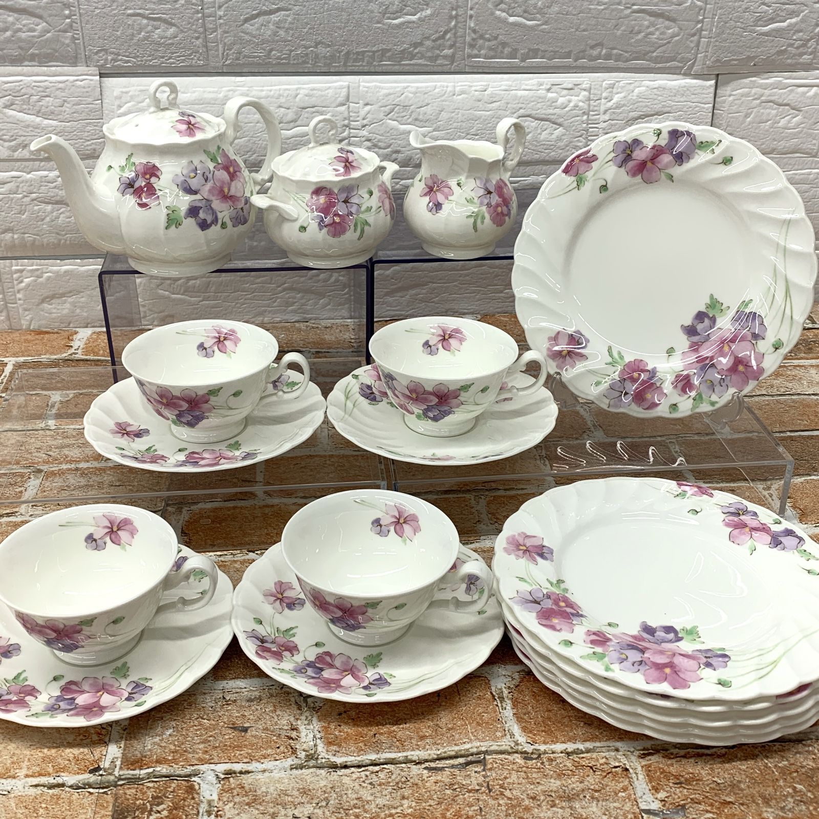 Noritake ノリタケ Studio Collection BONE CHINA 9848 ティーポット 