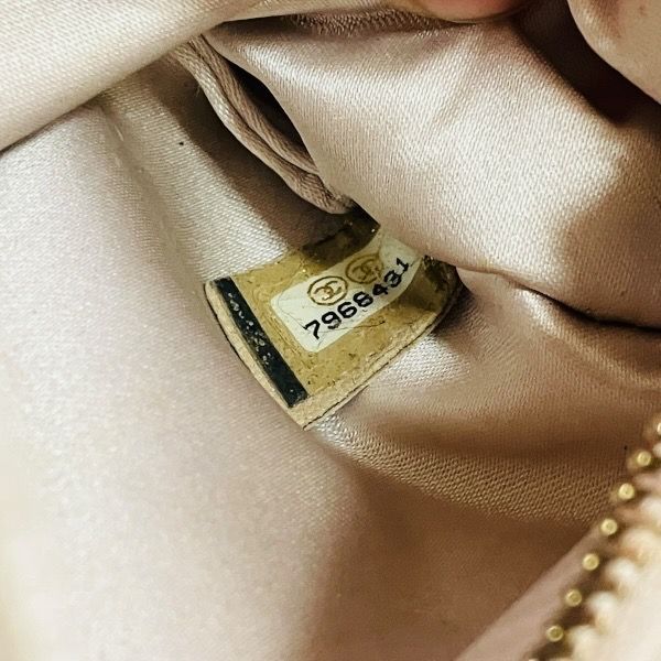 シャネル CHANEL ニュートラベルライン コスメポーチ ベージュ