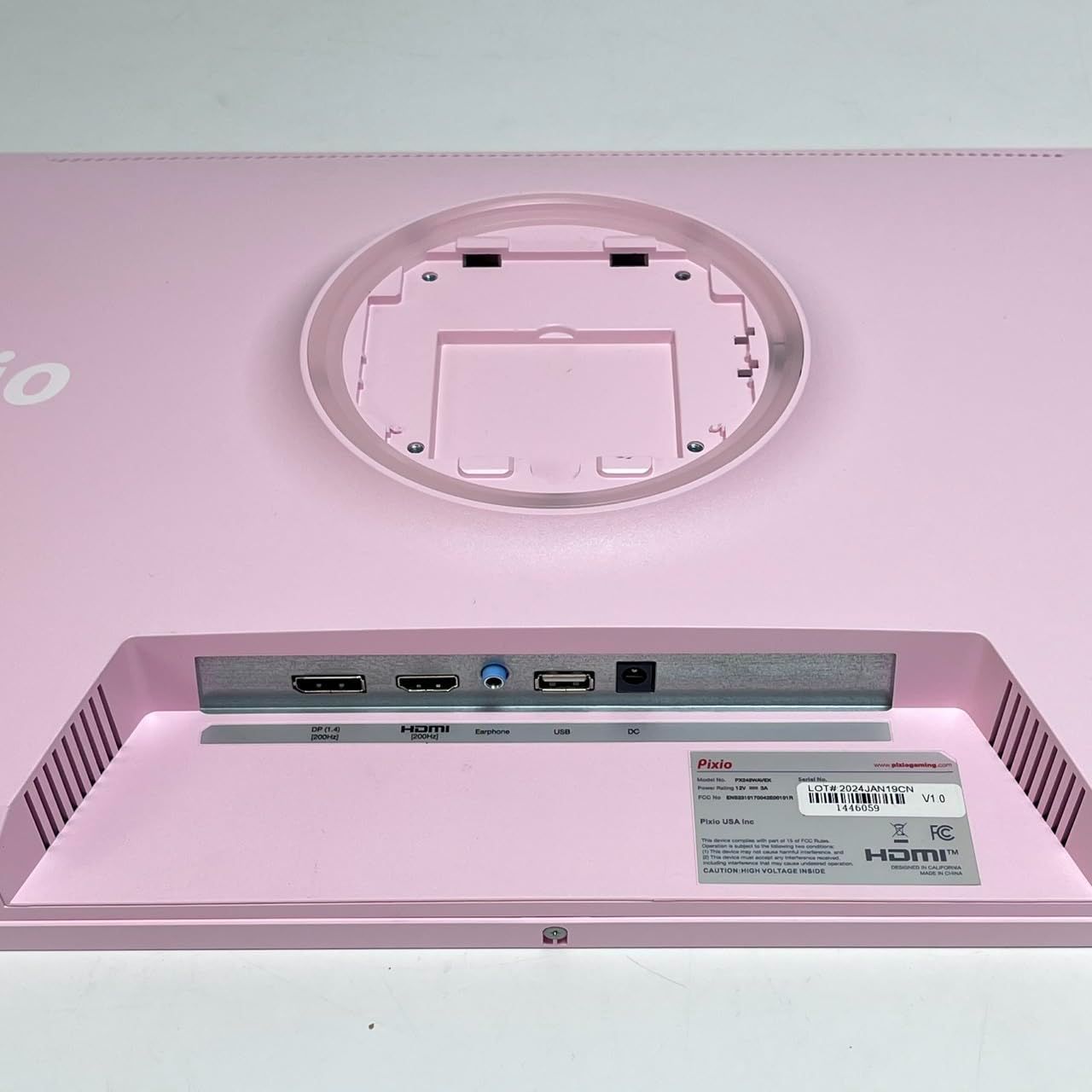 Pixio PX248 Wave Pastel Pink ゲーミングモニター 23.8インチ No2472