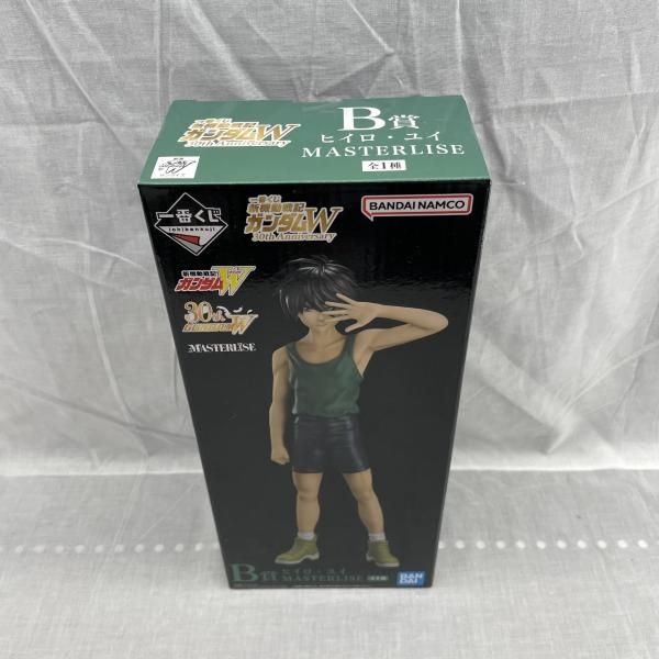 中古】未開)B賞 ヒイロ・ユイ MASTERLISE ｢一番くじ 新機動戦記