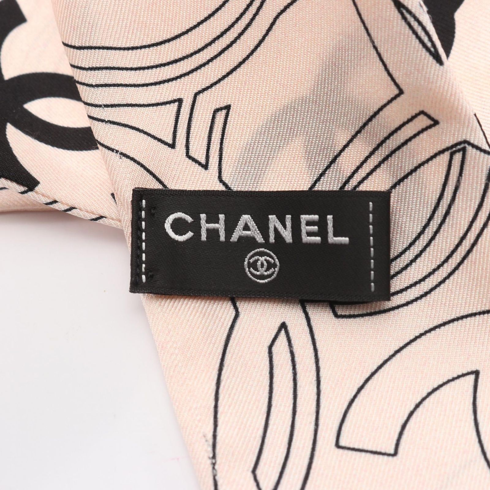 シャネル CHANEL スカーフ ココマーク カメリア シルク スカーフ