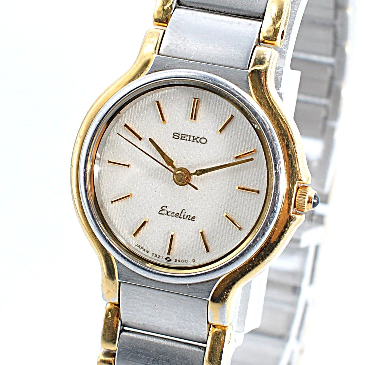 SEIKO EXCELINE セイコー エクセリーヌ 1B32-0AC0 コメ兵｜【新品】セイコー エクセリーヌ 電波時計 1B32-0AC0/SWCW145