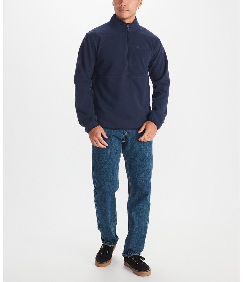 マーモット メンズ アウター ニット・セーター Marmot Rocklin Solid HalfZip Pullover Arctic Navy ネイビー