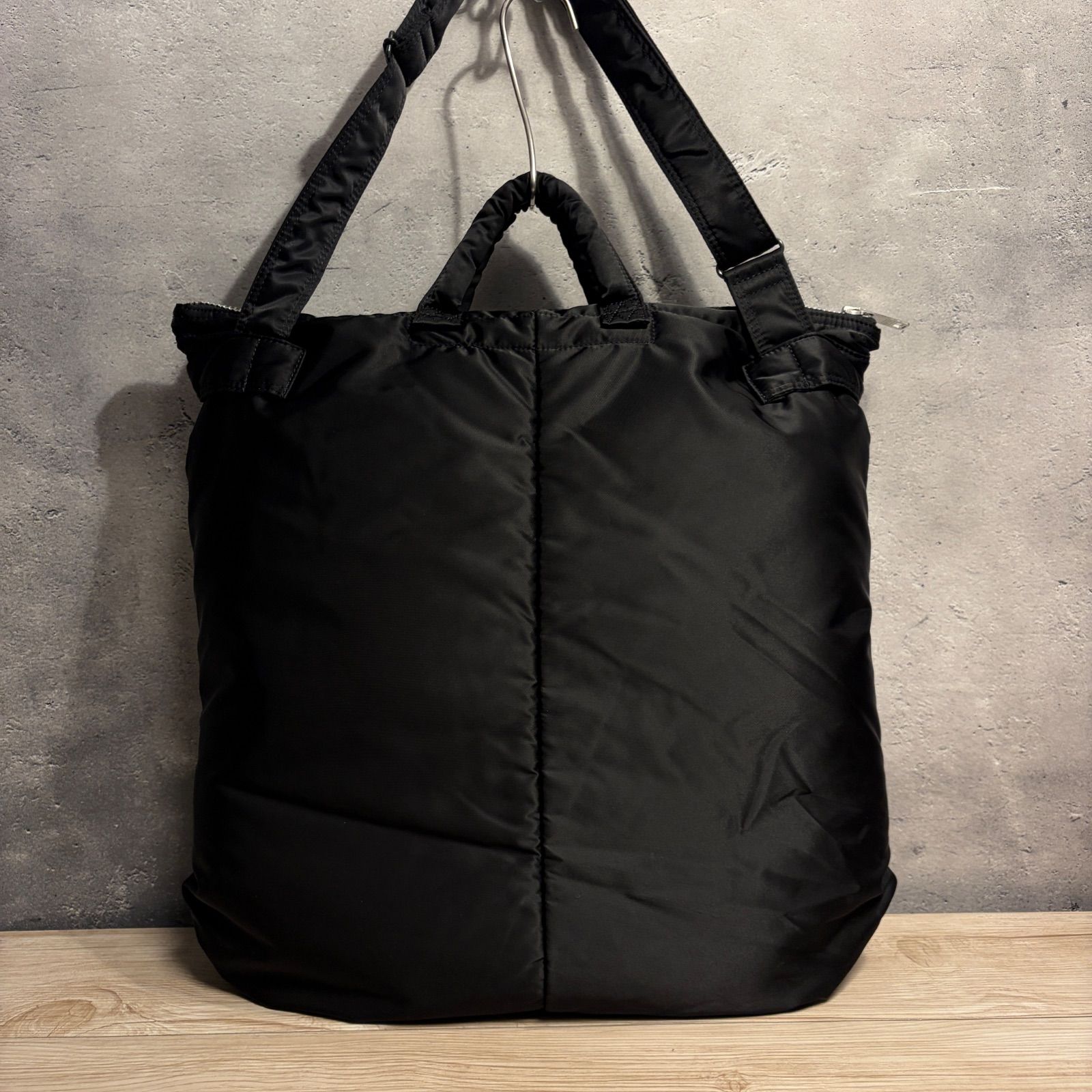 PORTER TANKER ヘルメットバッグ ブラック 2WAY 旧ファスナー L PORTER TANKER ヘルメットバッグ ブラック 2WAY 旧ファスナー L
