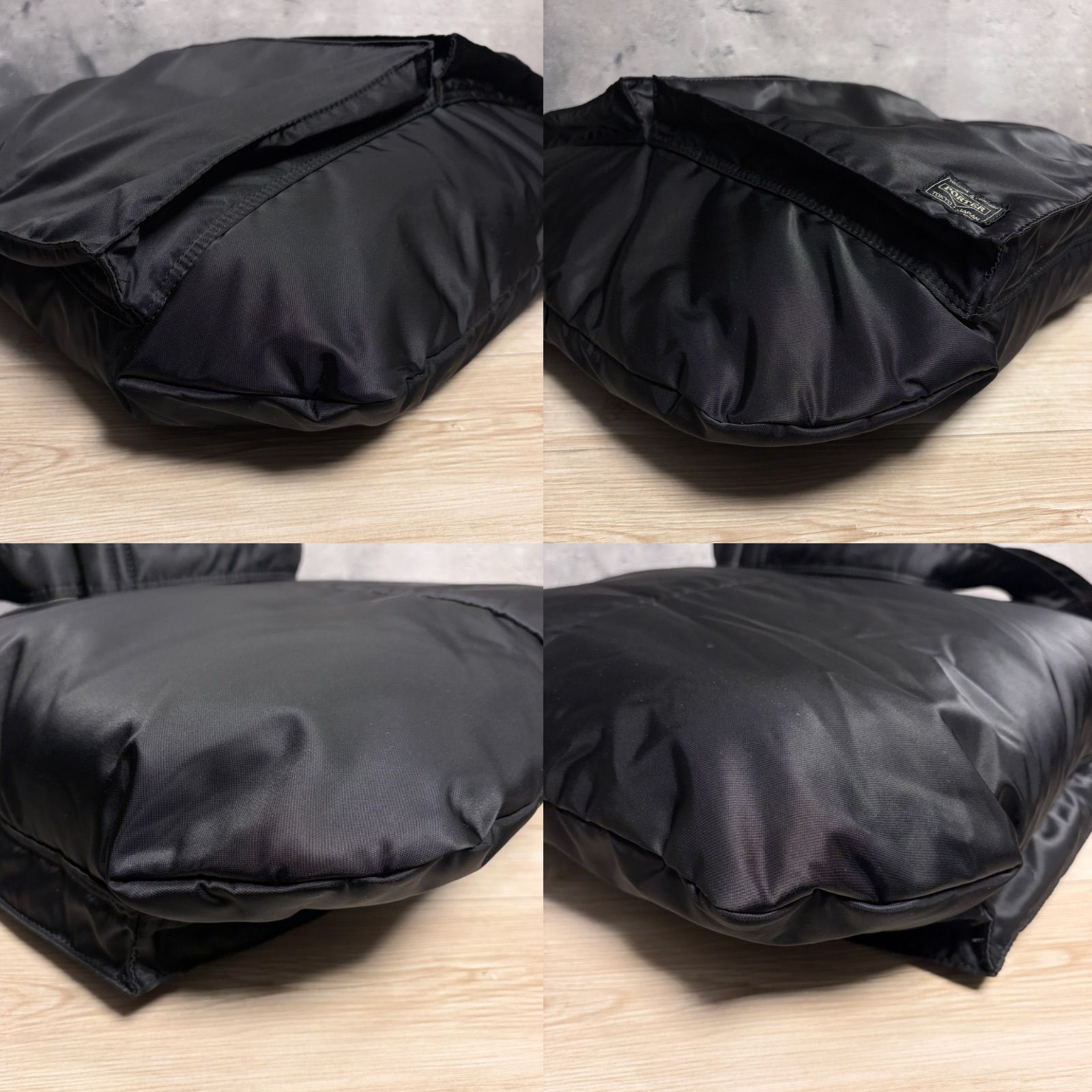 PORTER TANKER ヘルメットバッグ ブラック 2WAY 旧ファスナー Lサイズ 