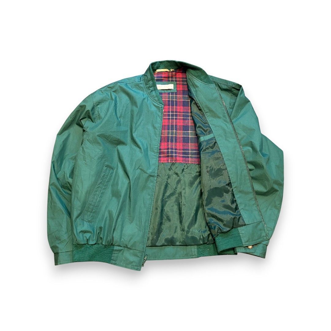 90s 00s PERRY ELLIS スウィングトップ サイズL チェック柄 ブルゾン