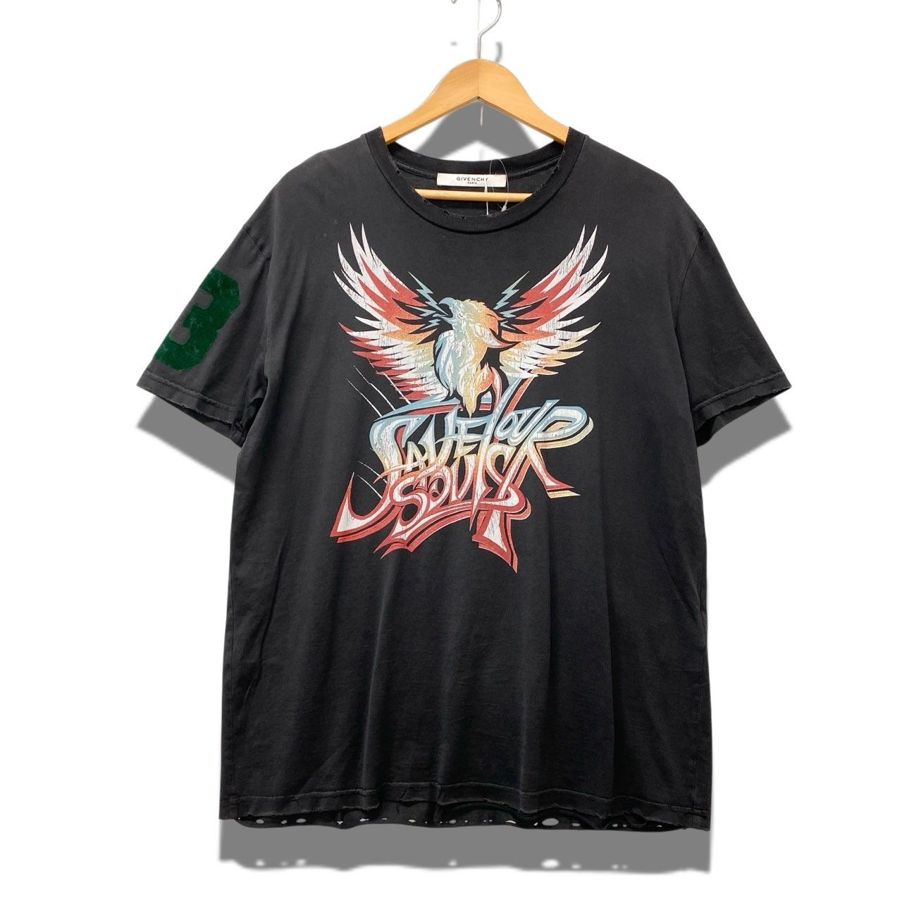 44b17 GIVENCHY ジバンシィ 半袖Tシャツ プリントTシャツ ディスト 