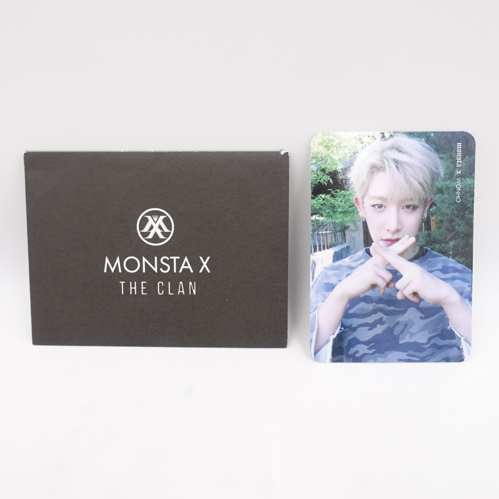 WONHO＊WE ARE HERE＊online＊ウォノ サノク トレカ☆+。 MONSTA X WONHO ウォノ サノク トレカ フォトカード The Clan Pt.1 _