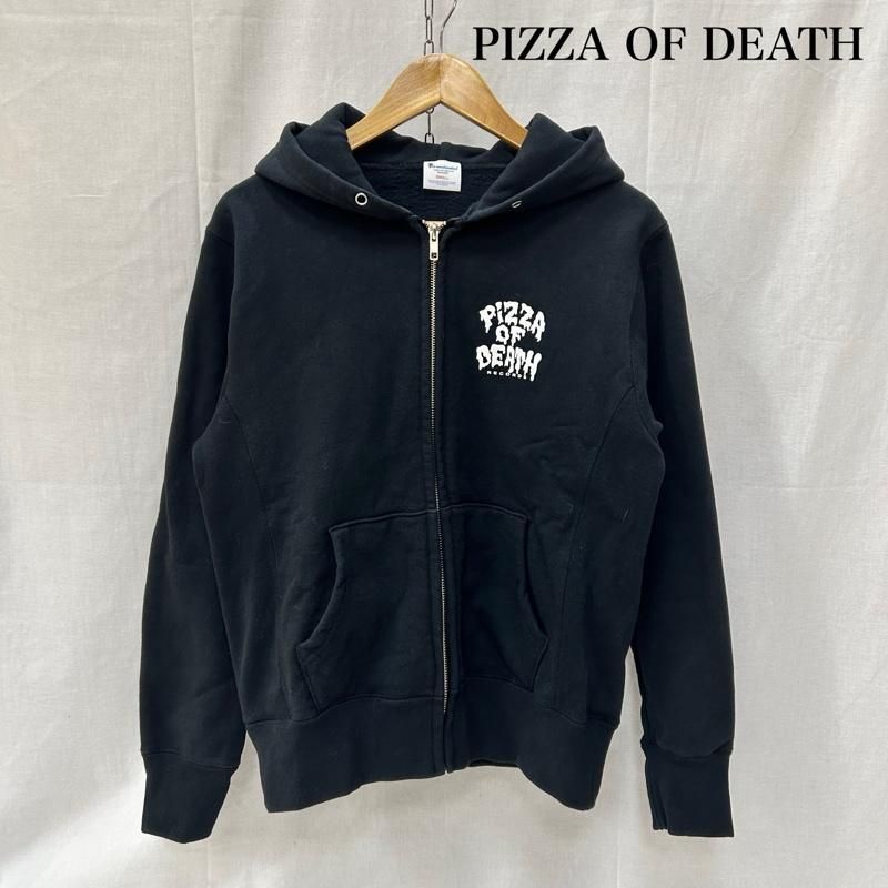【Lサイズ】PIZZA OF DEATH RECORDS パーカー ピザオブデス USED古着 PIZZA OF DEATH RECORDS ピザオブデスレコーズ ジップ