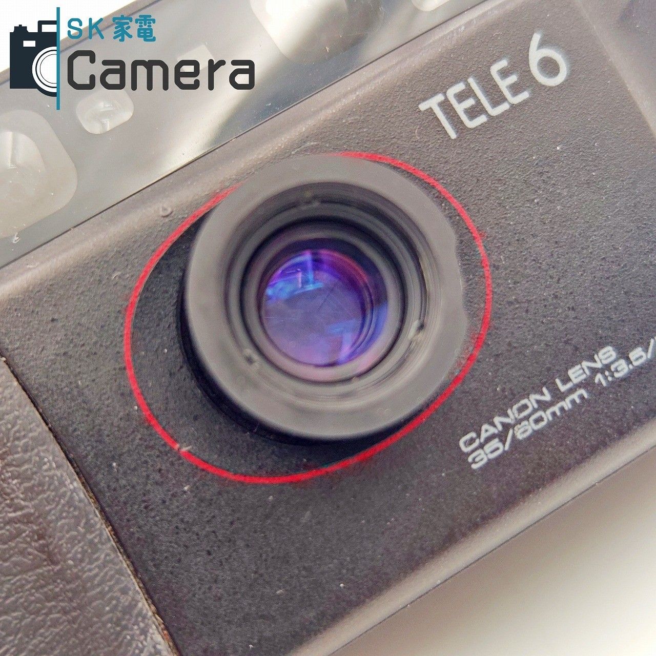 通電確認済み】 CANON Autoboy TELE 6 フィルムカメラ テレ Autoboy