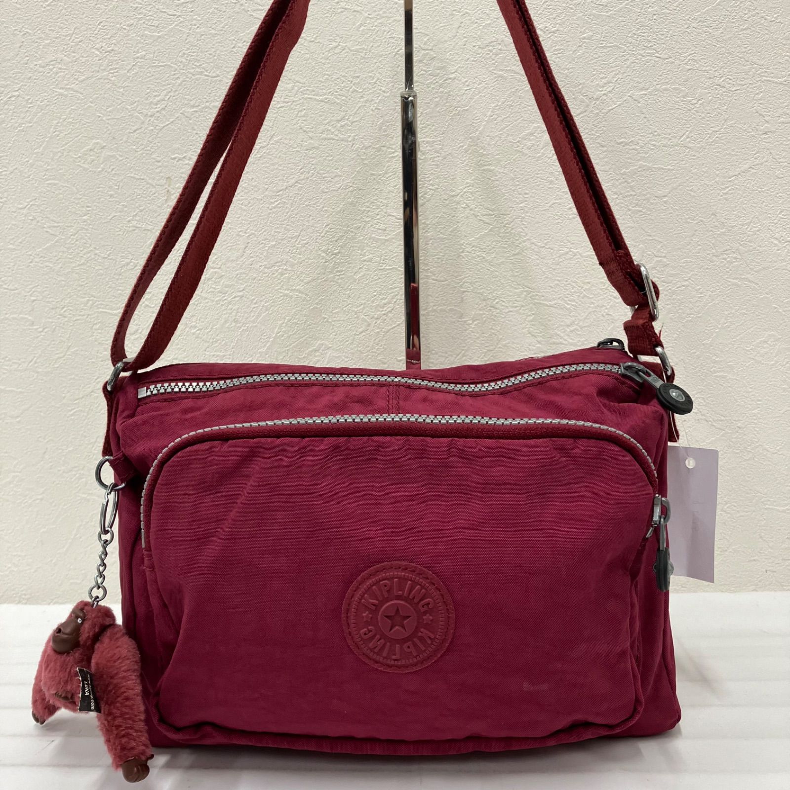 9505 Kipling キプリング ショルダーバッグ チャーム付き モンキー 