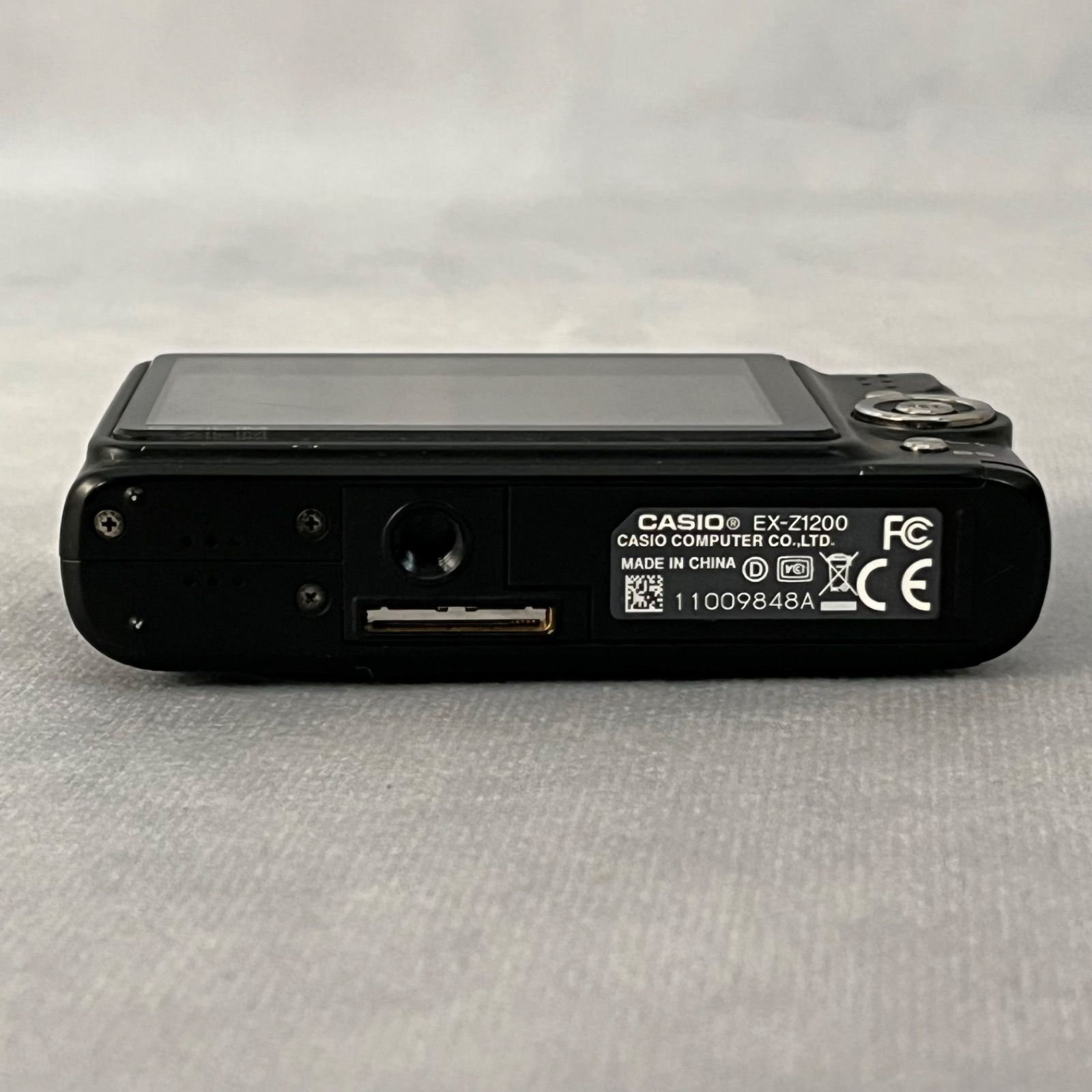 管2602-177】CASIO カシオ EXILIM EX-Z1200 ブラック コンパクト