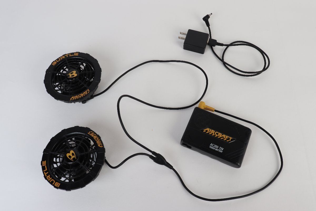 BURTLE AIRCRAFT 13 AC260 ファンセット 健康用品 BURTLE AIR CRAFT AC260 ファンセット13v