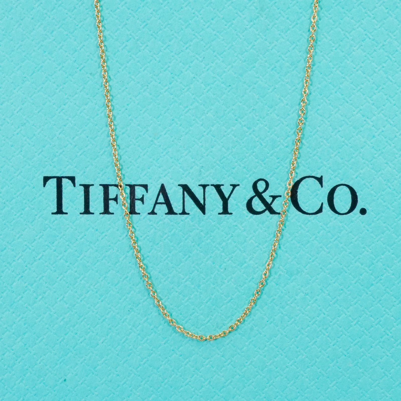 ティファニー 750 K18 ゴールド ネックレス チェーン/24-5310 - メルカリ