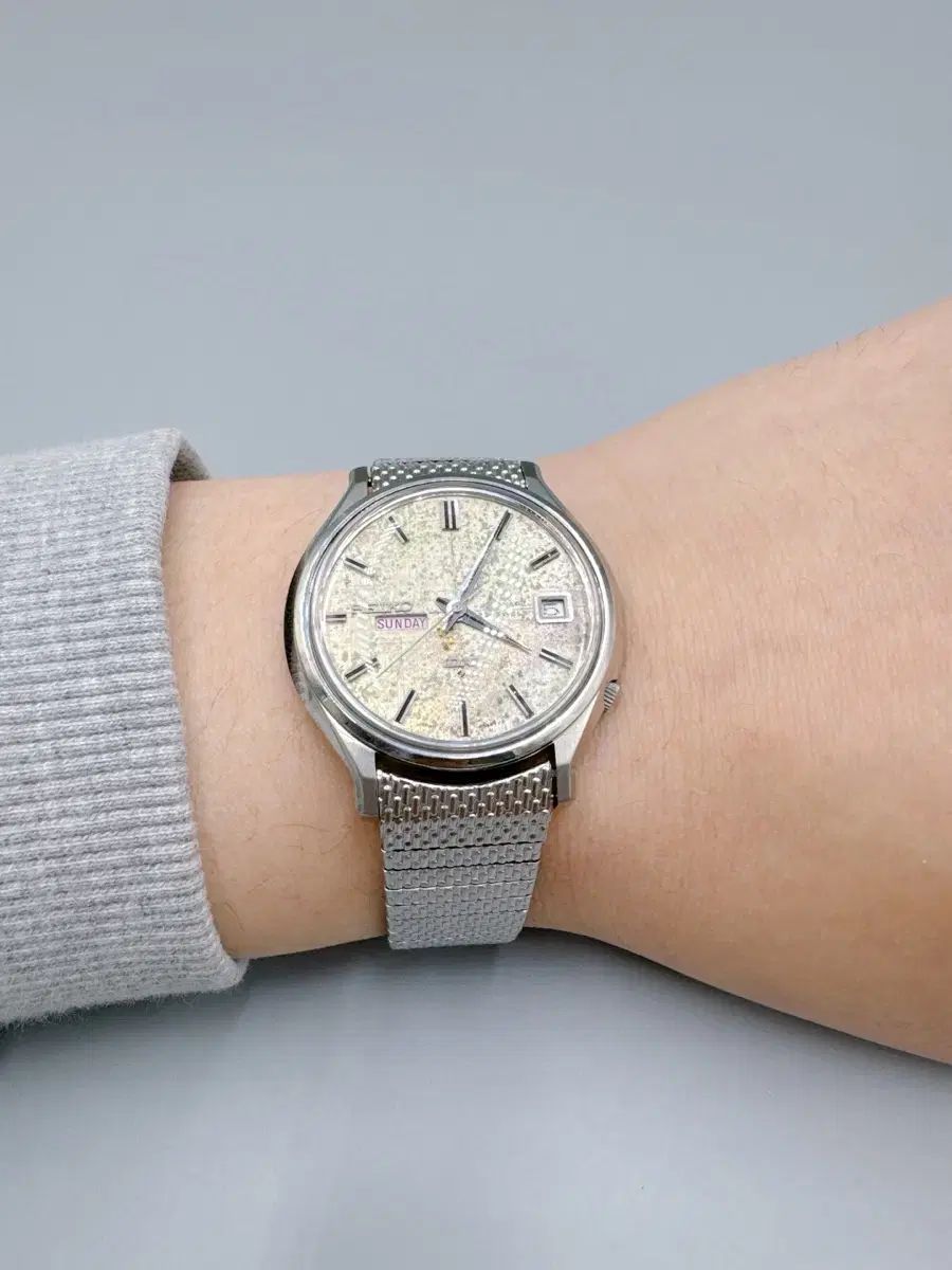  1970 ヴィンテージ SEIKO シーライオン デラックス オートマチック 時計 フルジップ 自動巻き時計 腕時計(アナログ)