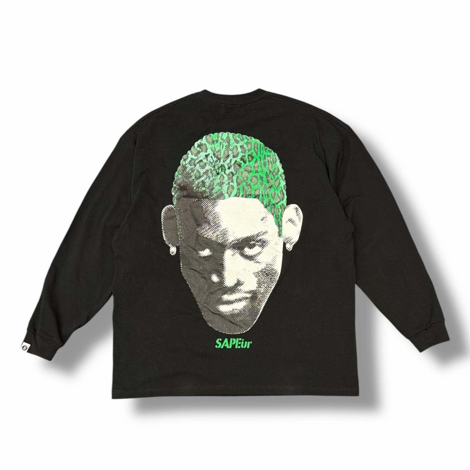 SAPEur Dennis Rodman Tee L/S デニスロッドマン 長袖Tシャツ