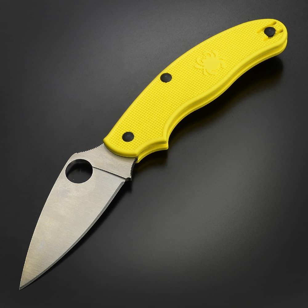 Spyderco 折りたたみナイフ UK ペンナイフ Salt イエロー CPM MagnaCut鋼 C94PYL 18歳以上