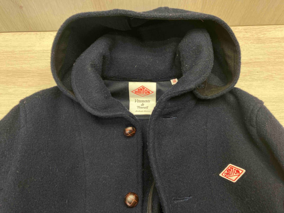 DANTON/ダントン ウールモッサロングコート フード付 JD-8074WOM