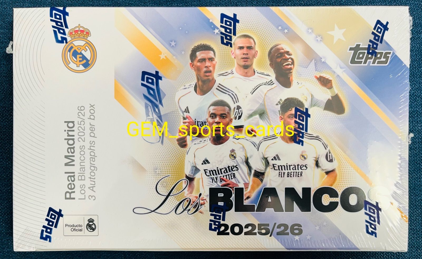 国内未発売 新品未開封 1Box】Topps Real Madrid Los Blancos 2025-26 
