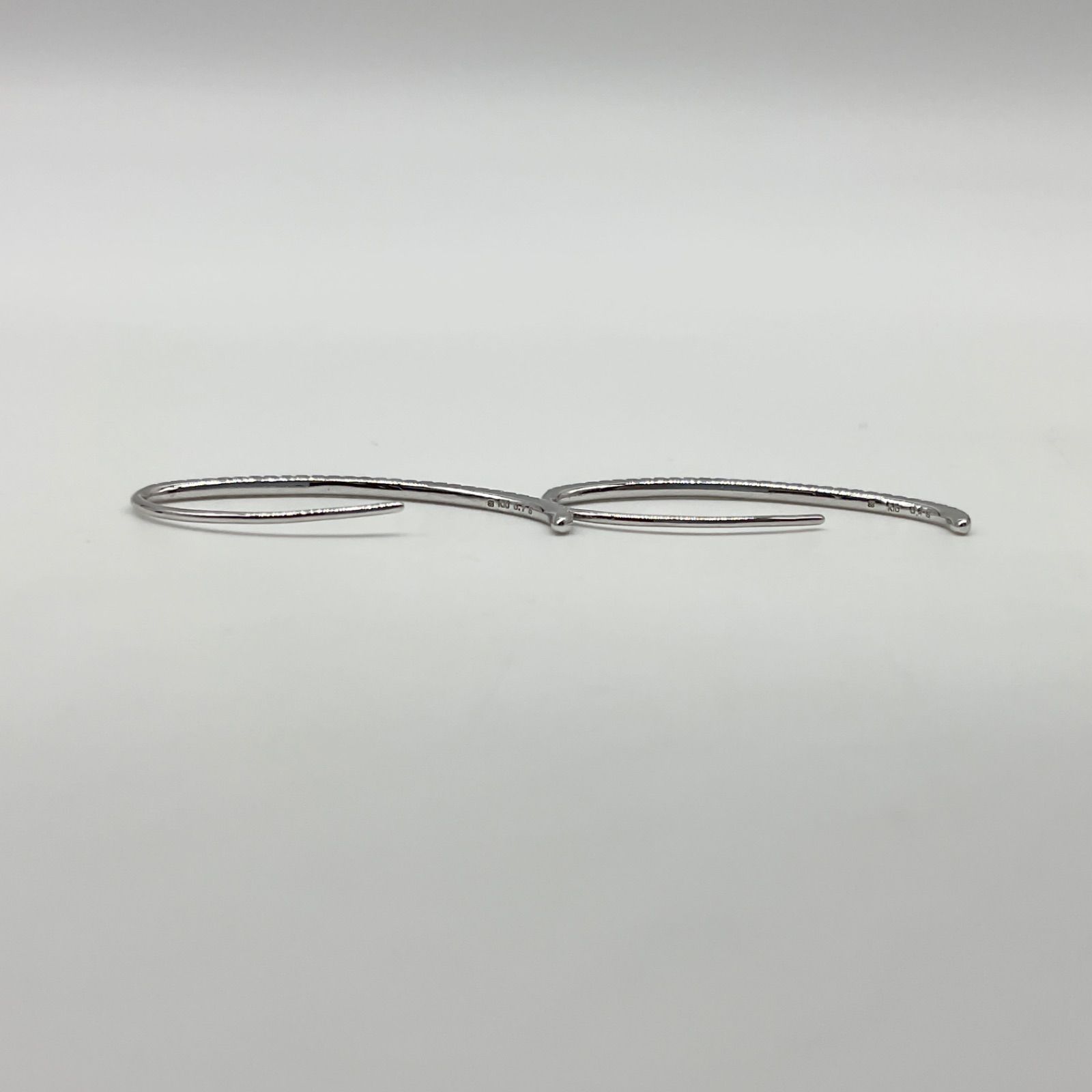 HIROTAKA ヒロタカ ダイヤモンド フックピアス 両耳用 K10