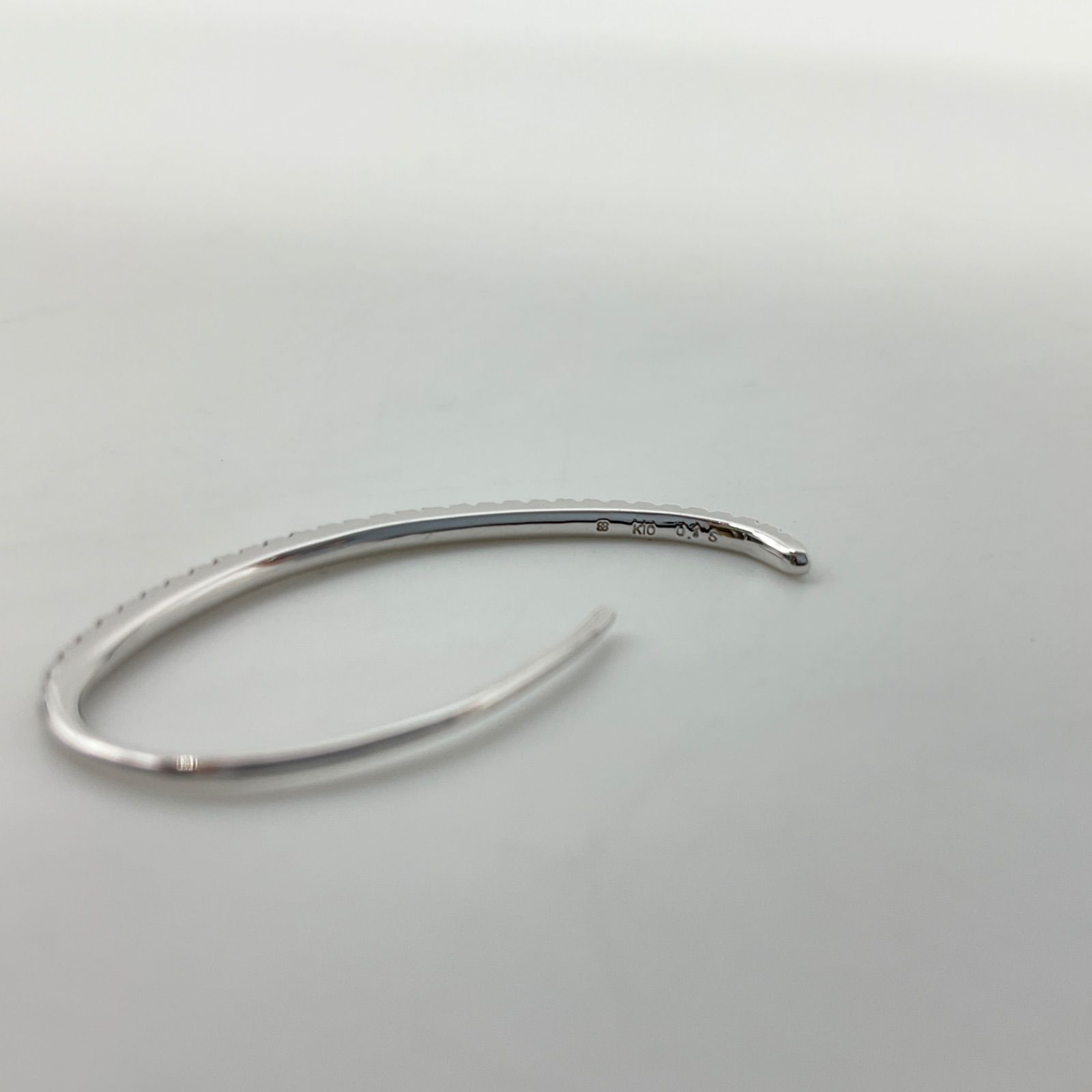 HIROTAKA ヒロタカ ダイヤモンド フックピアス 両耳用 K10