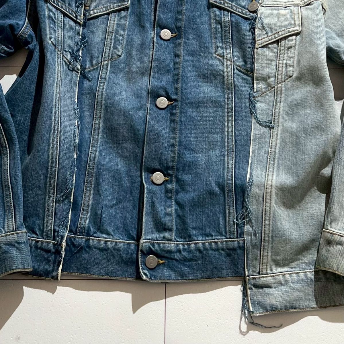 Maison Margiela メゾンマルジェラ 再構築 デニムジャケット 46 - メルカリ