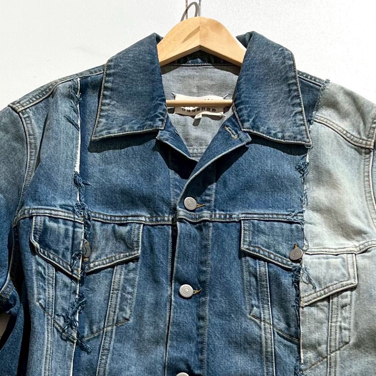 Maison Margiela 再構築デニムジャケット　46 Maison Margiela メゾンマルジェラ 再構築 デニムジャケット 46 - メルカリ