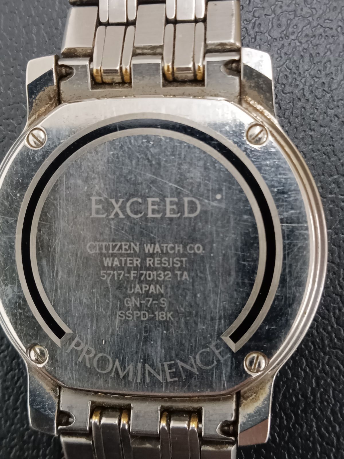 CITIZEN 5717-F70132 SS 18K EXCEED PROMINENCE ボーイズ メンズ 