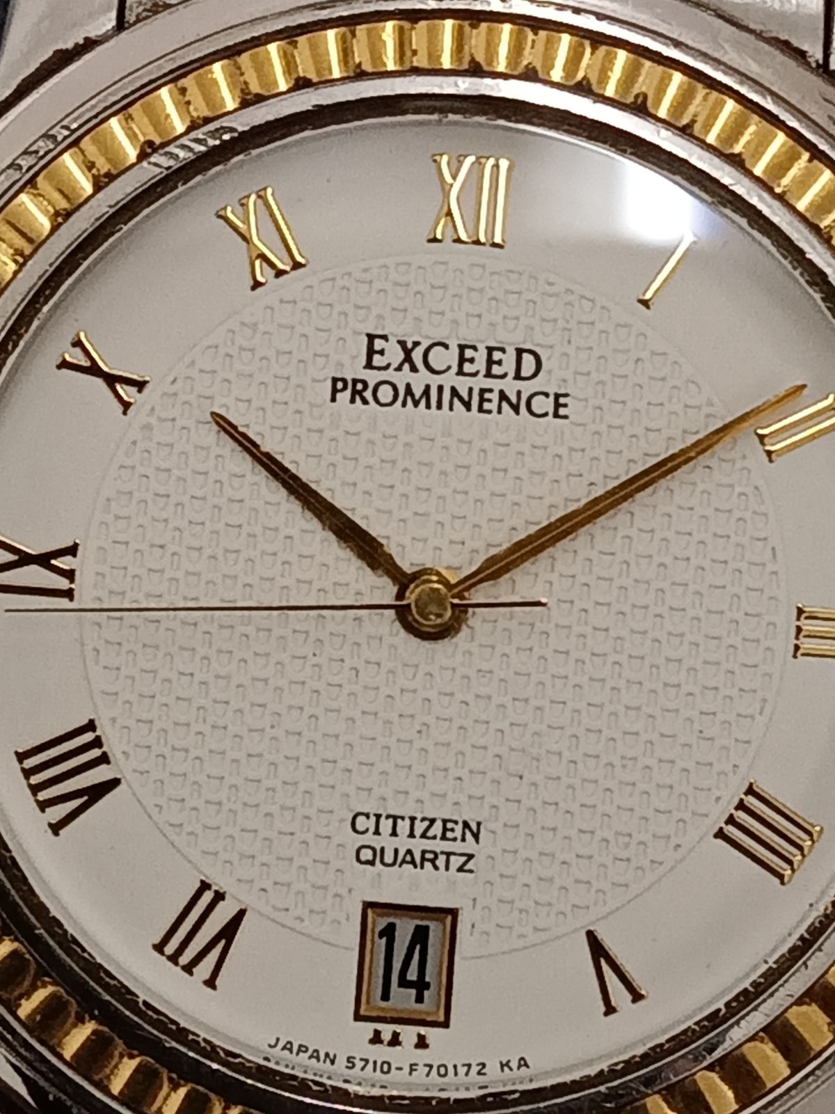 CITIZEN 5717-F70132 SS 18K EXCEED PROMINENCE ボーイズ メンズ