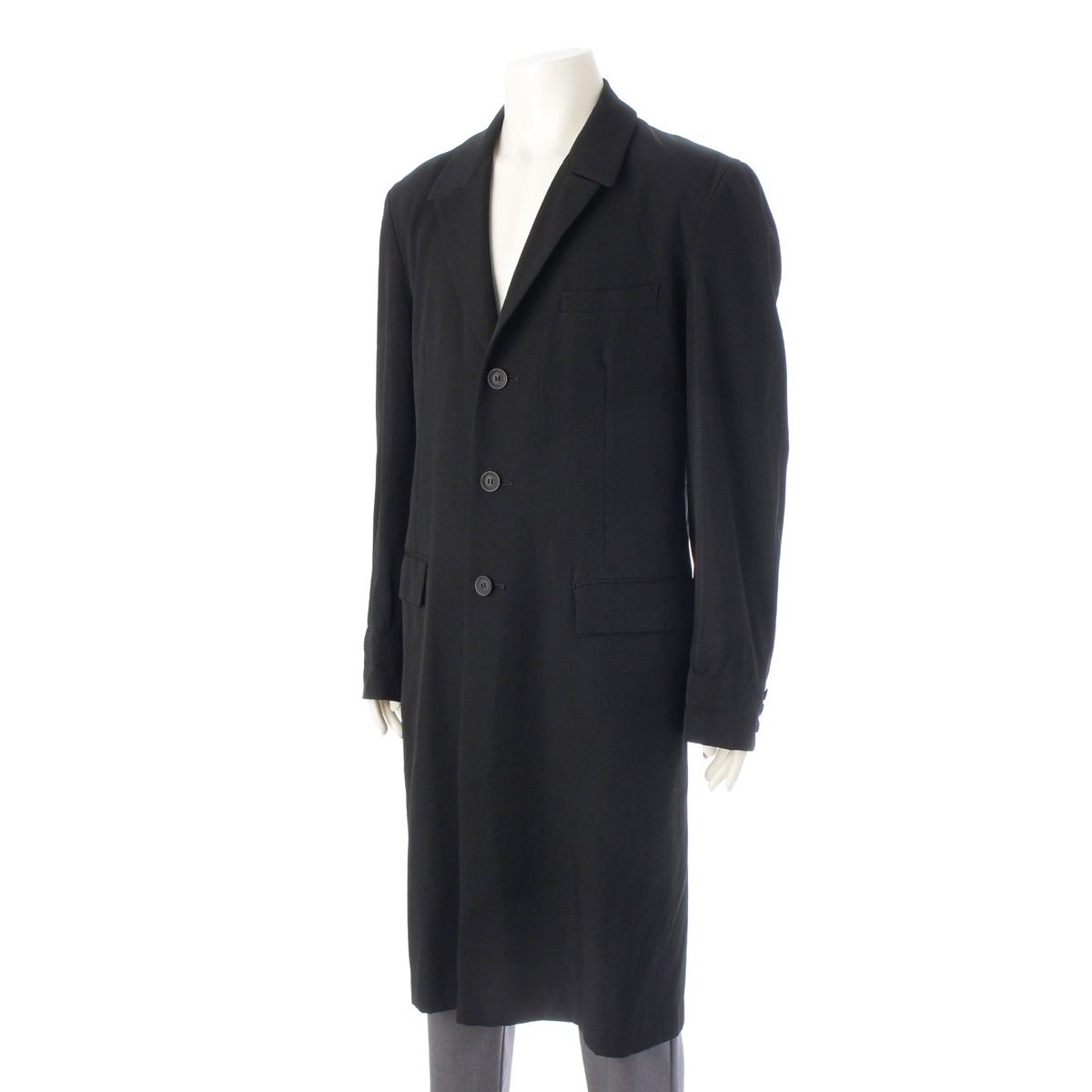 ヨウジヤマモト 20SS ウール NO FUTURE ドクタージャケット ロング