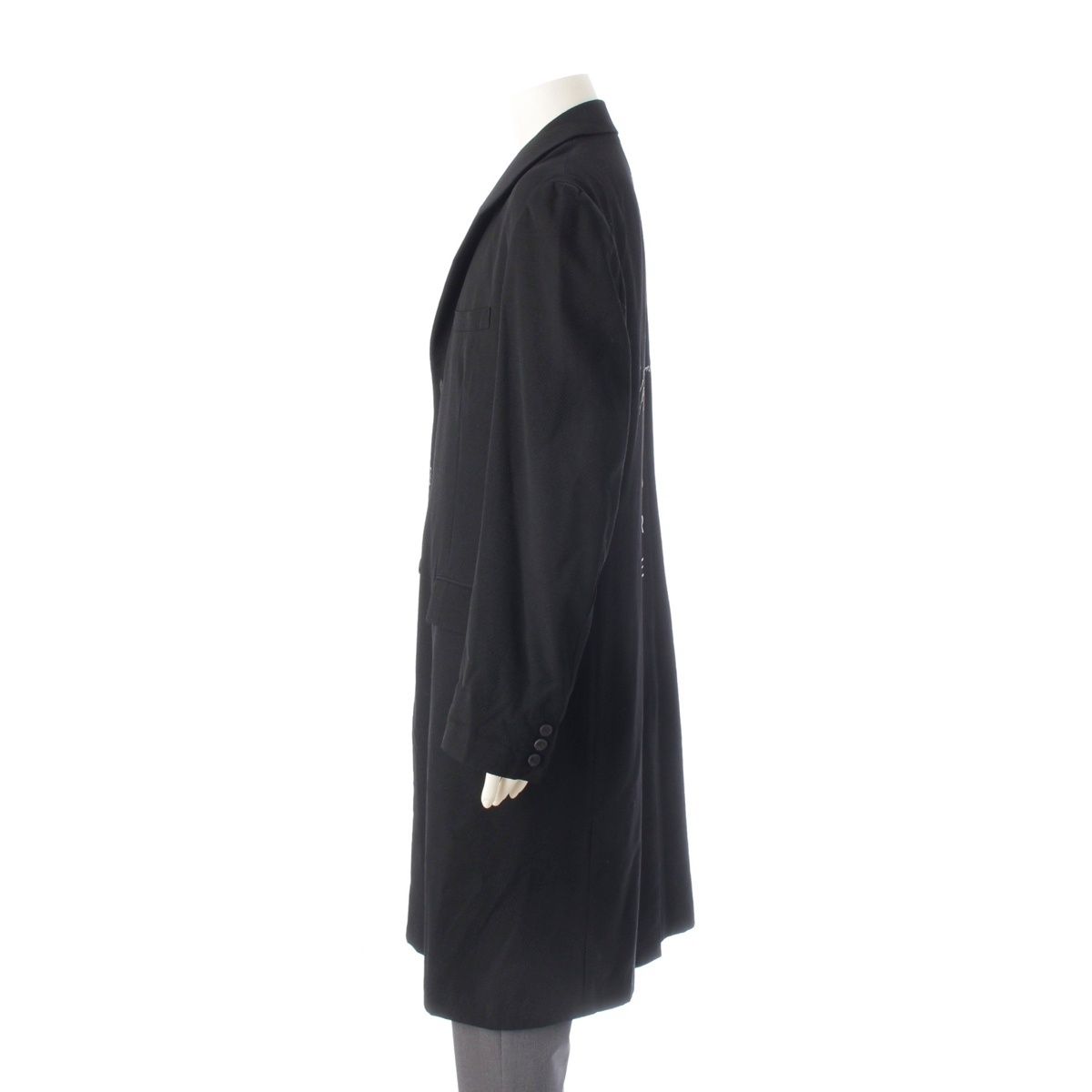 ヨウジヤマモト 20SS ウール NO FUTURE ドクタージャケット ロング