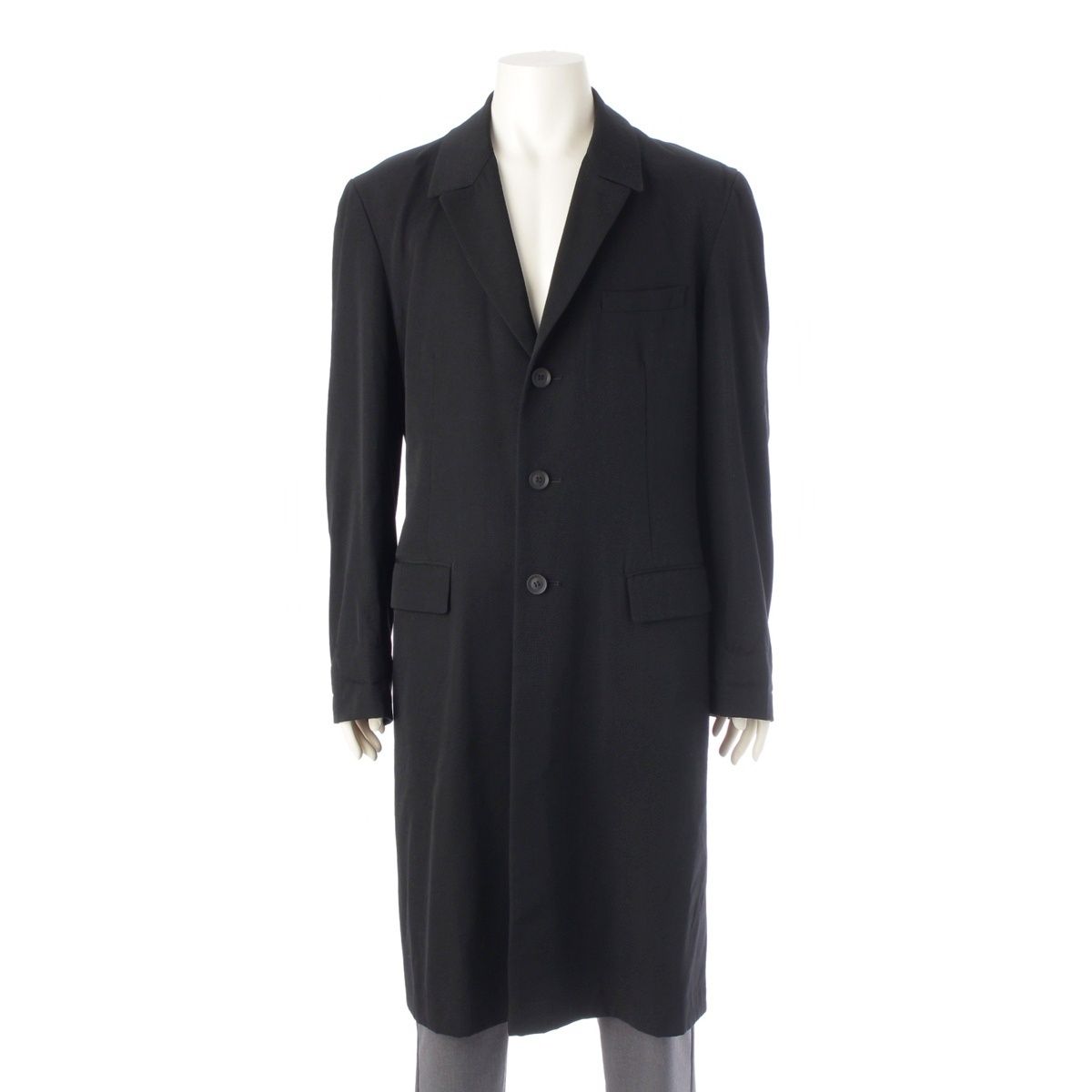 ヨウジヤマモト 20SS ウール NO FUTURE ドクタージャケット ロング