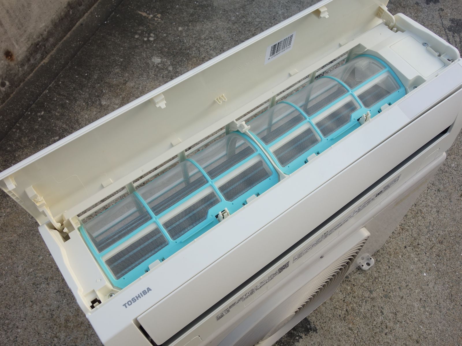 中古】K▽東芝 ルームエアコン 2021年 4.0kw ～16畳 100v 標準モデル