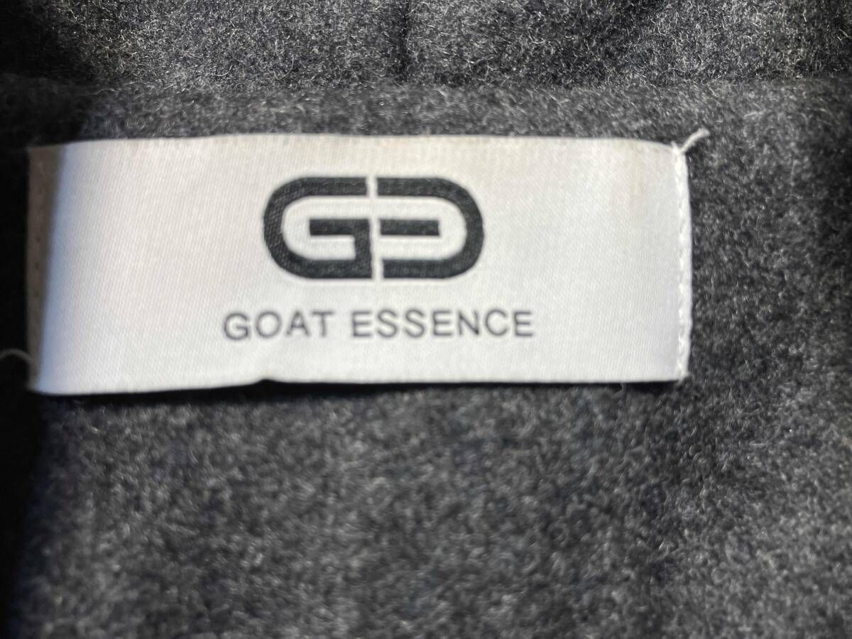 ARCHIVE GOAT ESSENCE MELTON HOODED JACKET サイズ3 ブラック ゴート 