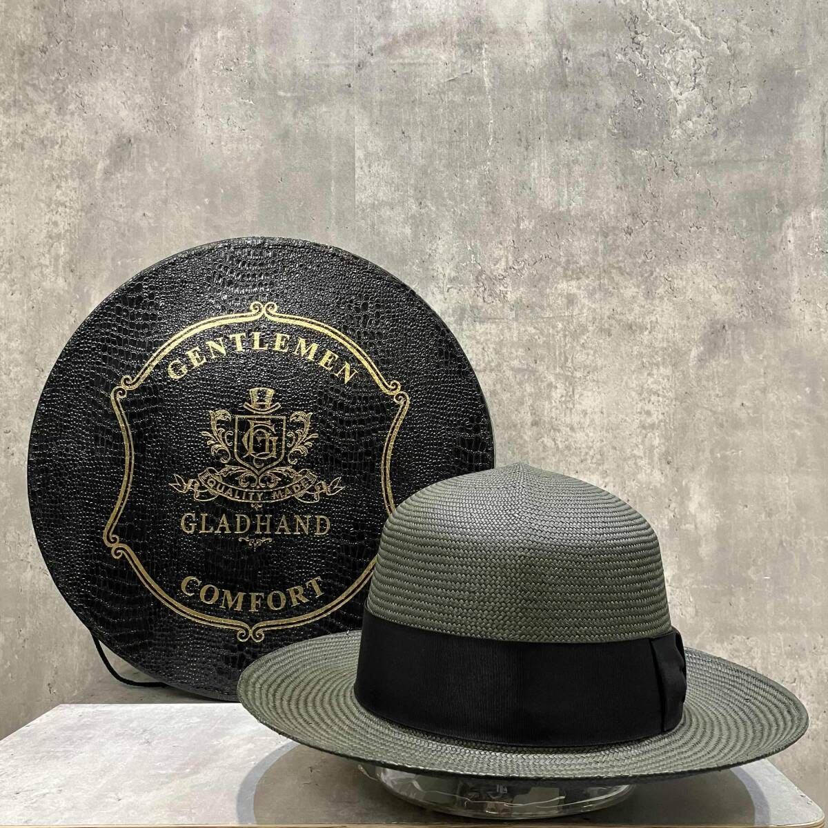 GLAD HAND & Co. -HAT ハット パナマハット トキヤ草 size 59cm