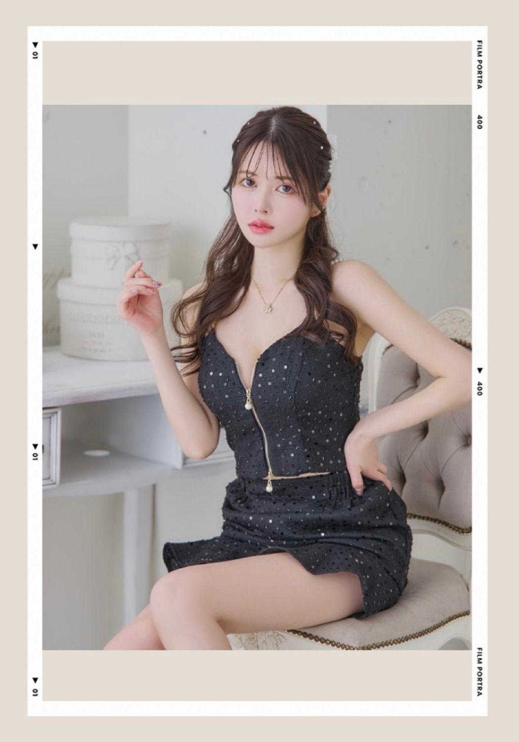 新品 キャバドレス ミニドレス キャミ セットアップ LoveRich - メルカリ